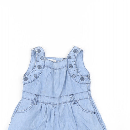 John Lewis Girls Blue   Fit & Flare  Size 2 Years