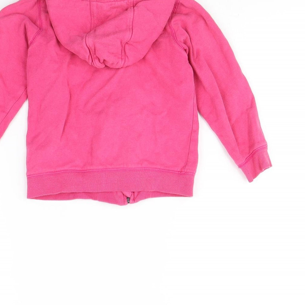 Mothercare Girls Pink   Full Zip Hoodie Size 2 Years