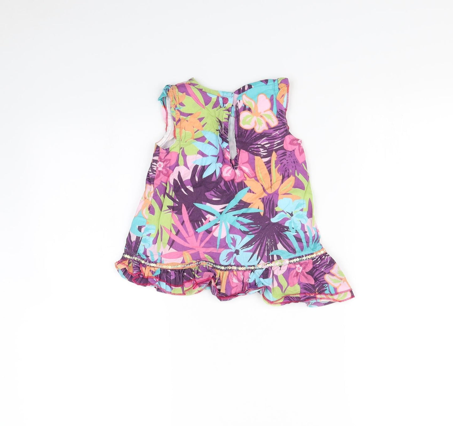 Preworn Baby Multicoloured Floral  Basic T-Shirt Size 18-24 Months