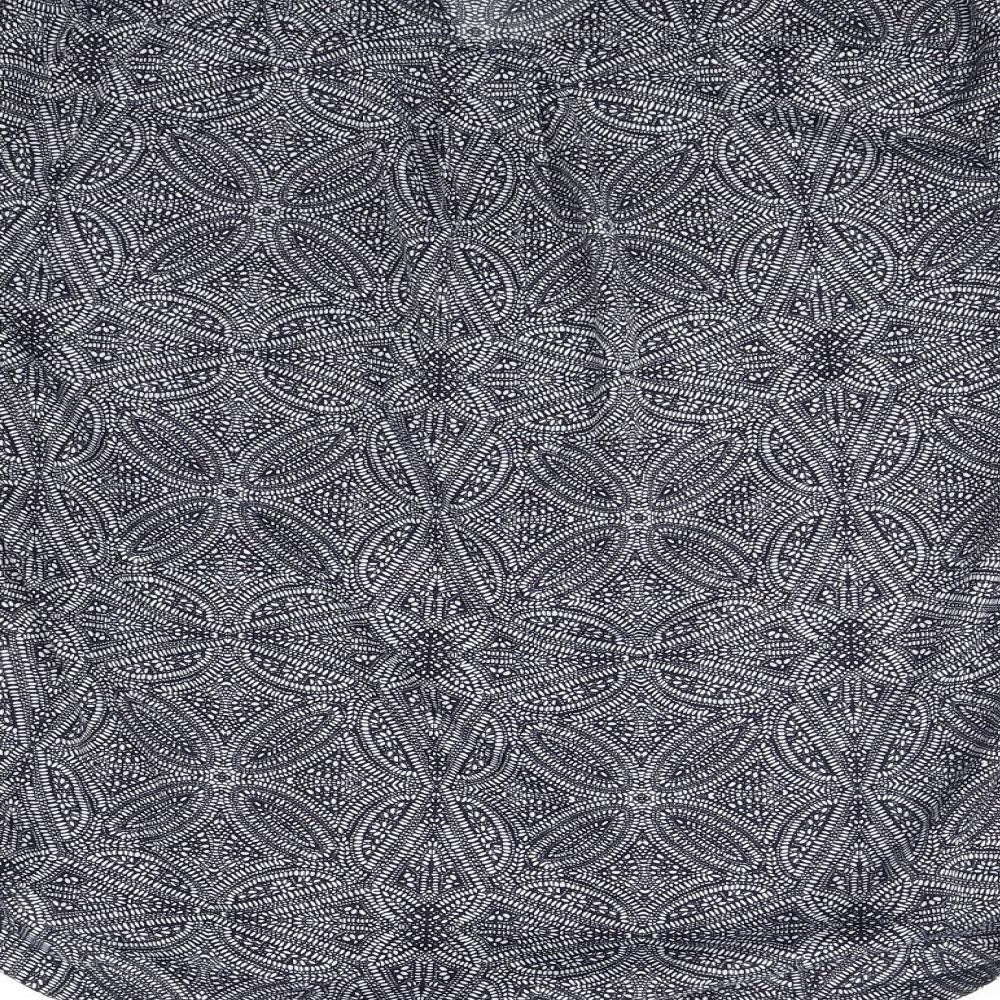 Womens UK Size M H&M Blue Basic T-Shirt