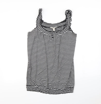 Womens UK Size M Inspire Black Basic T-Shirt