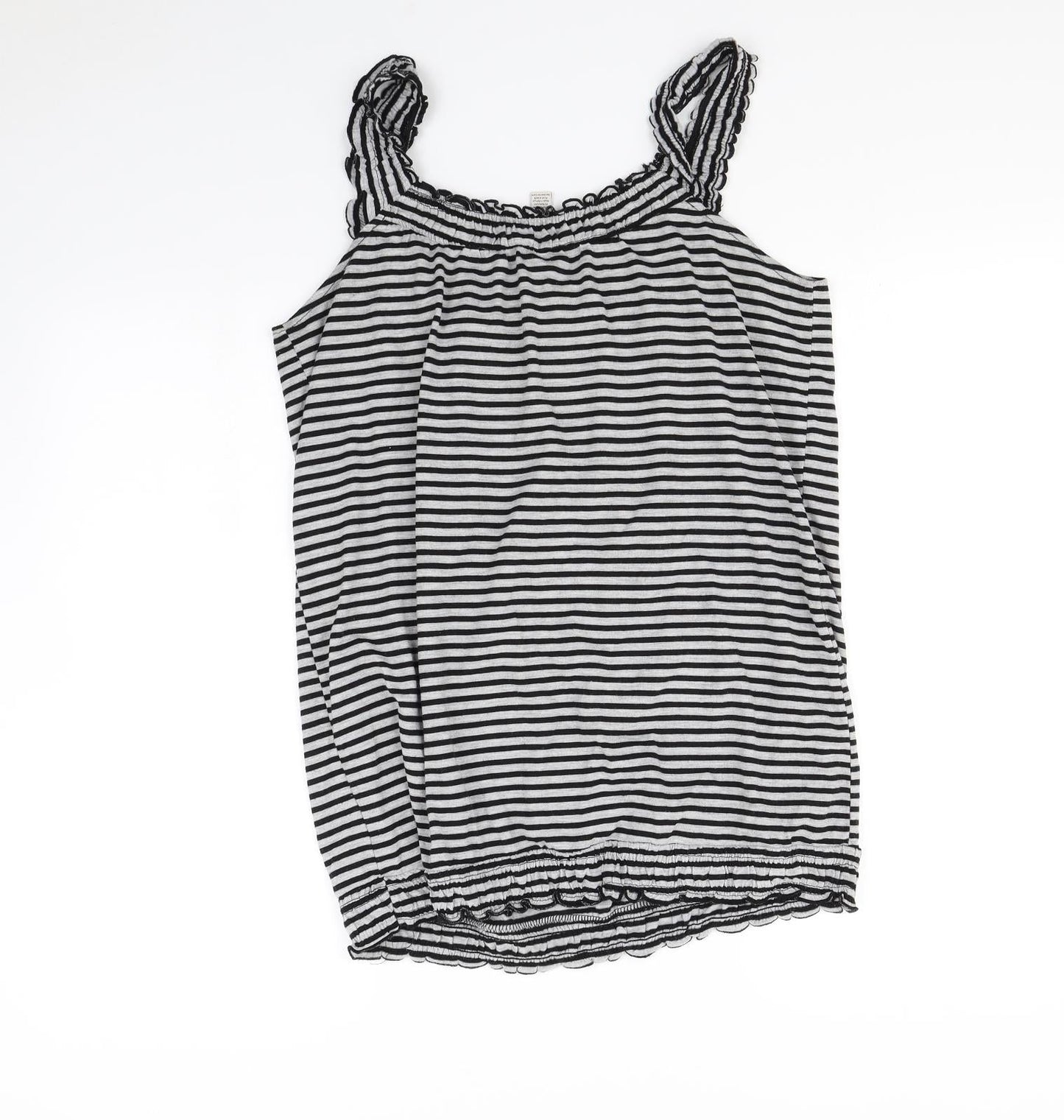 Womens UK Size M Inspire Black Basic T-Shirt