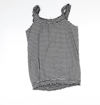 Womens UK Size M Inspire Black Basic T-Shirt