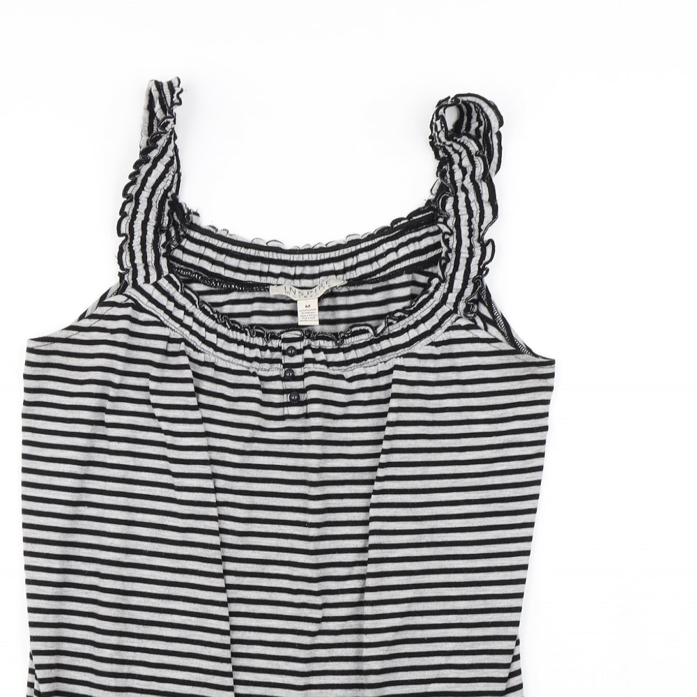Womens UK Size M Inspire Black Basic T-Shirt
