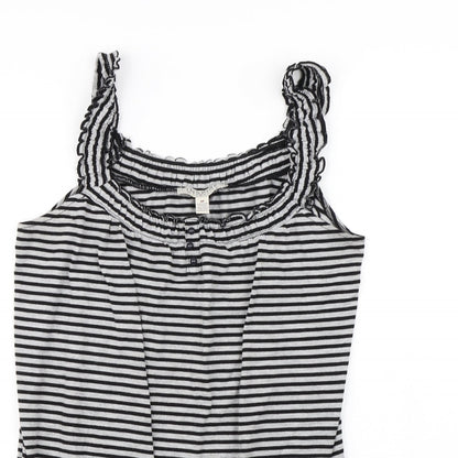 Womens UK Size M Inspire Black Basic T-Shirt