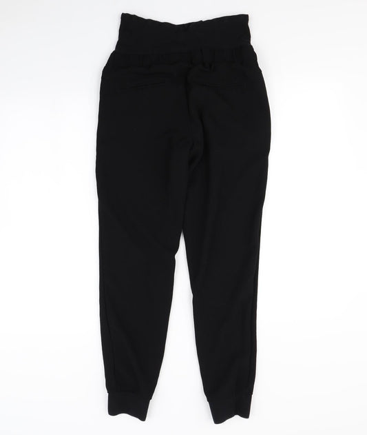 Womens UK Size 10 H&M Regular Fit  Black Trousers