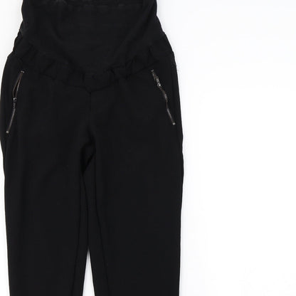 Womens UK Size 10 H&M Regular Fit  Black Trousers