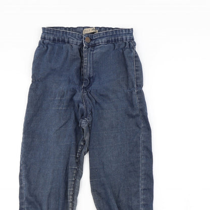 Denim & Co. Womens Blue   Straight Jeans Size 10 L27 in