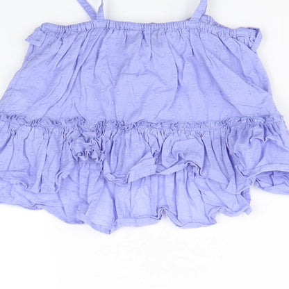 George Girls Purple   Tunic T-Shirt Size 2 Years