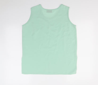 Exell london Womens Green   Basic Tank Size M