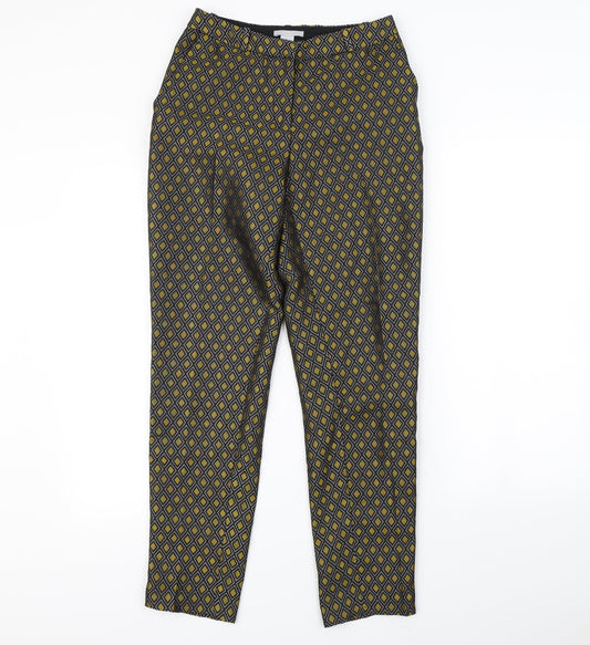 Womens UK Size 6 H&M Regular Fit  Gold Trousers