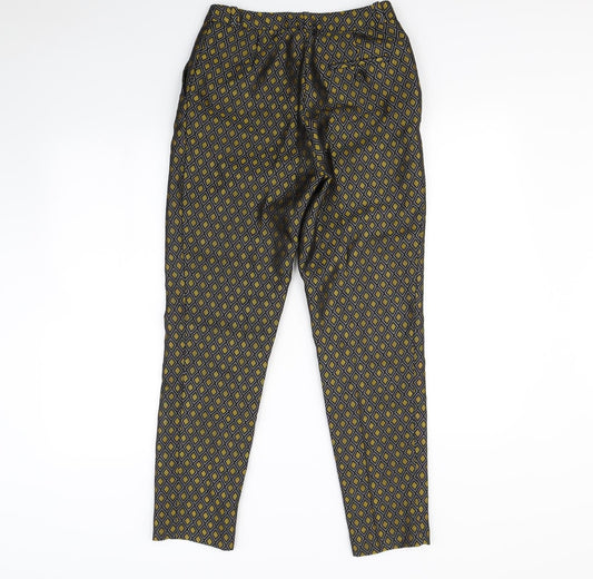 Womens UK Size 6 H&M Regular Fit  Gold Trousers