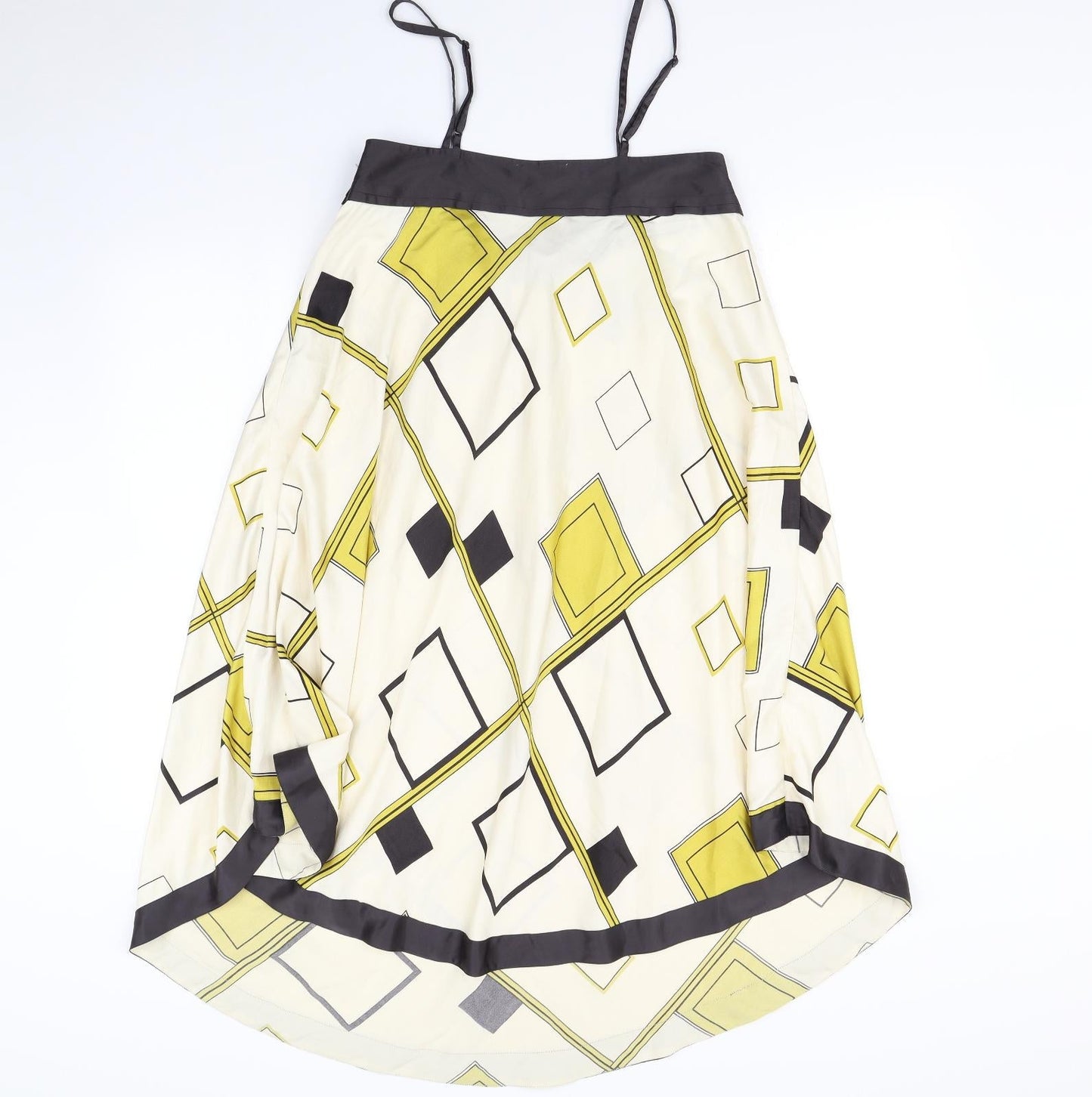 VILA Womens Ivory Geometric  Shift  Size M