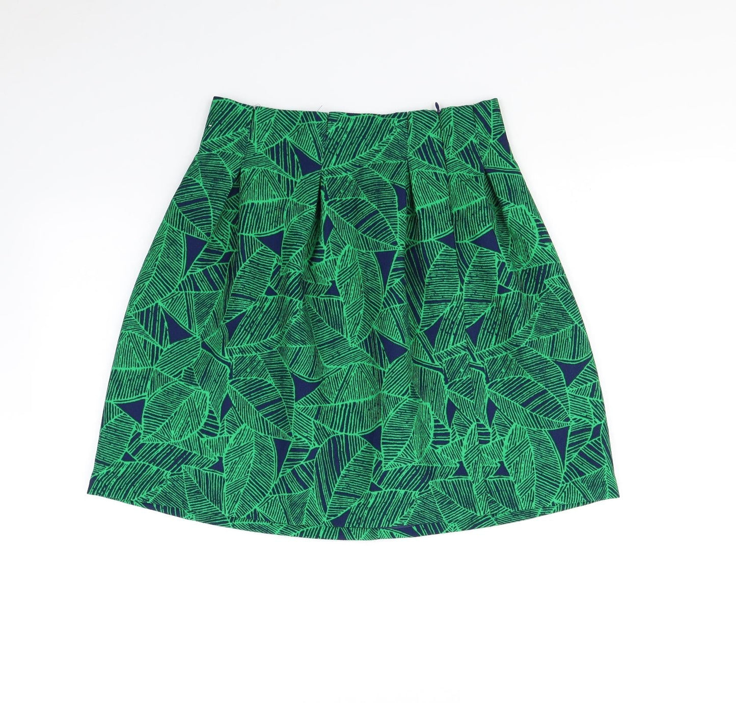 Atmosphere Womens Green Floral  Flare Skirt Size 8