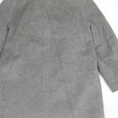 Noto Womens Grey   Overcoat Coat Size 14