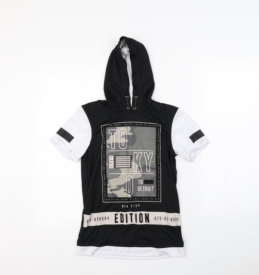 George Boys Black   Pullover Jumper Size 10 Years