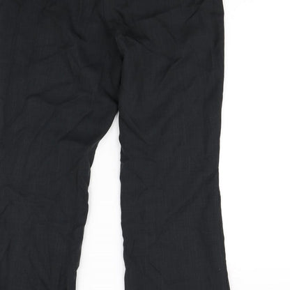 Debenhams Womens Black   Dress Pants Trousers Size 14 L27 in
