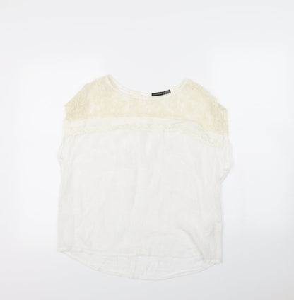Atmosphere Womens White   Basic Blouse Size 12