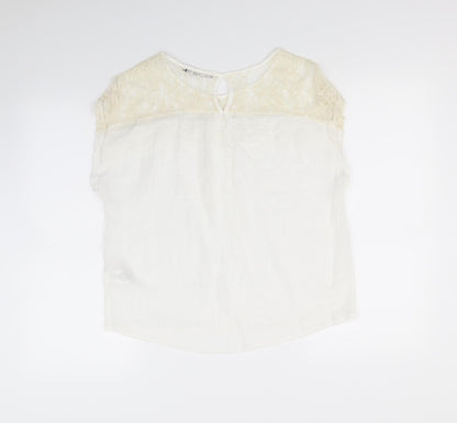 Atmosphere Womens White   Basic Blouse Size 12