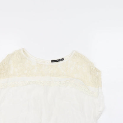 Atmosphere Womens White   Basic Blouse Size 12