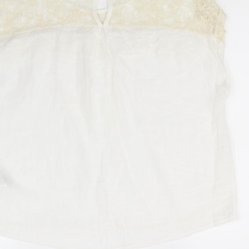 Atmosphere Womens White   Basic Blouse Size 12