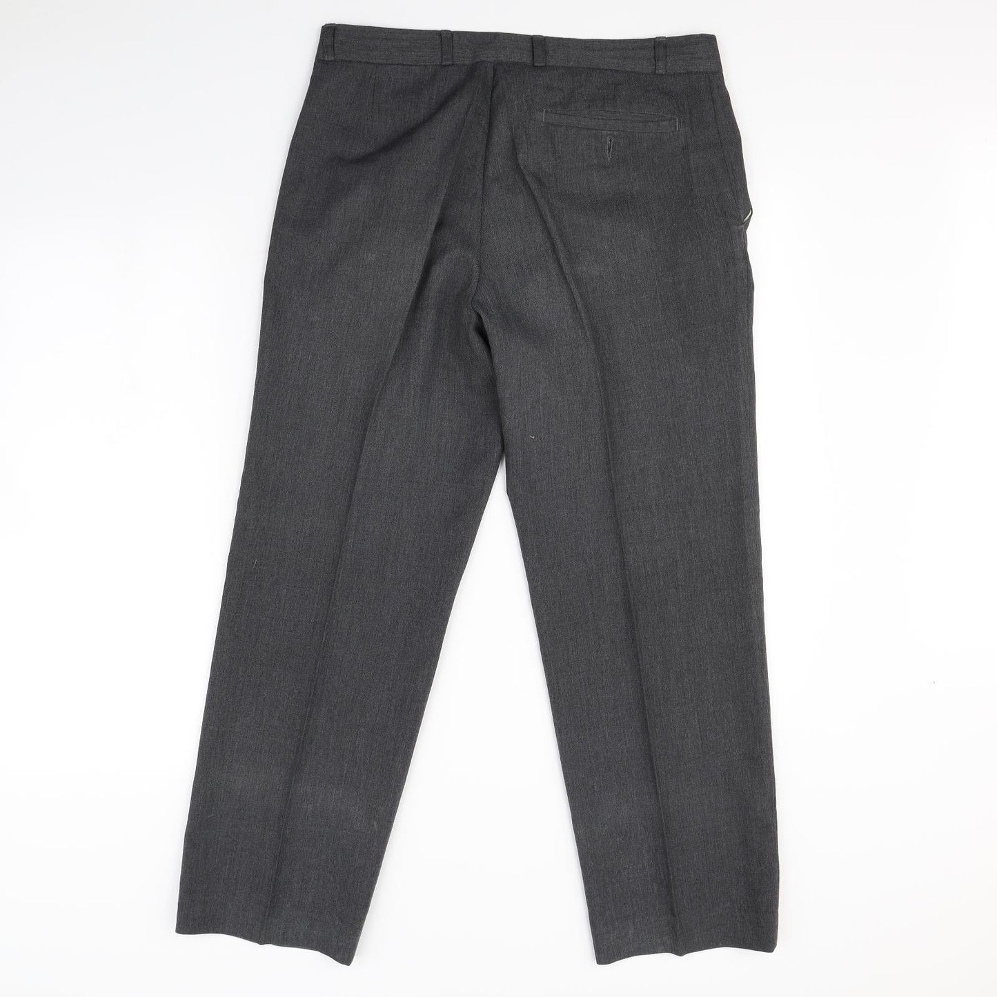 Mens UK Size 34 in Berketex Regular Fit Dress Pants Grey Trousers