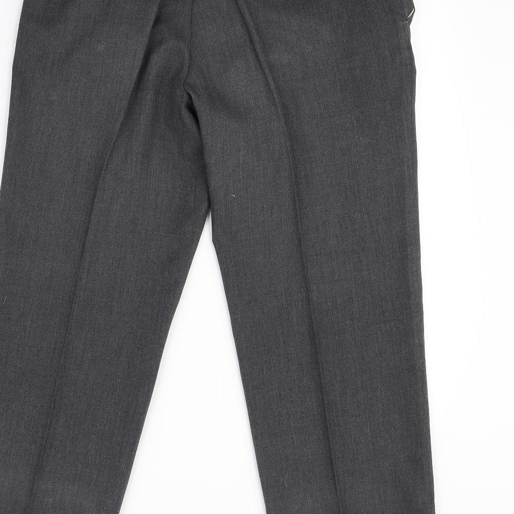Mens UK Size 34 in Berketex Regular Fit Dress Pants Grey Trousers