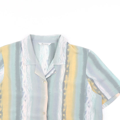 Womens UK Size 14 Berketex Multicoloured Basic Button-Up