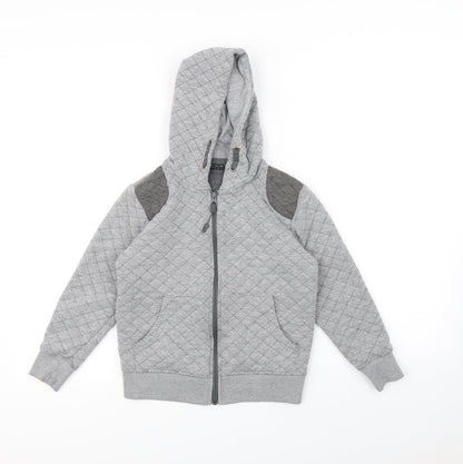 NEXT Boys Grey   Full Zip Hoodie Size 7 Years