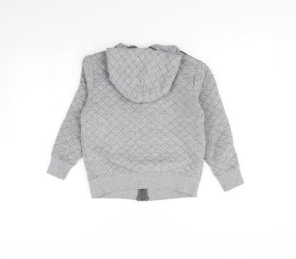 NEXT Boys Grey   Full Zip Hoodie Size 7 Years