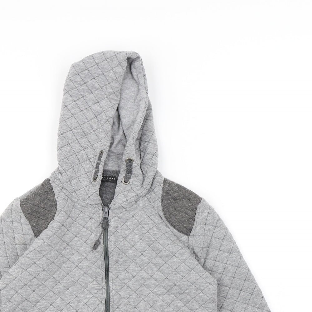 NEXT Boys Grey   Full Zip Hoodie Size 7 Years