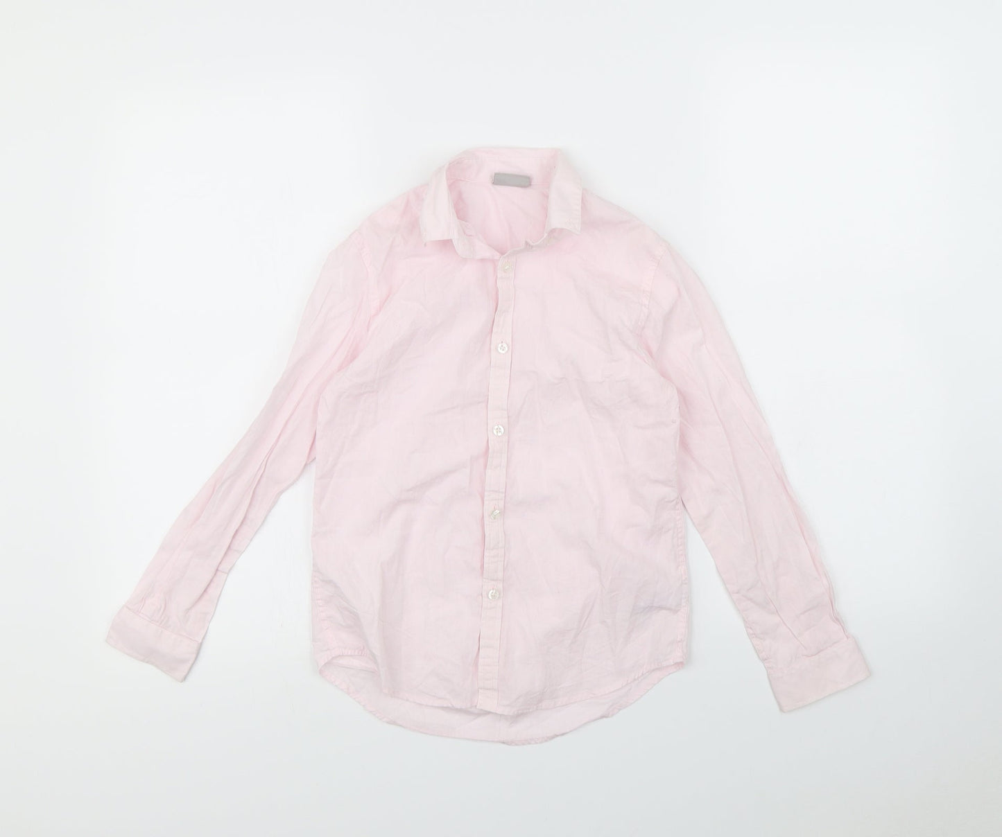 NEXT Boys Pink   Basic Button-Up Size 9 Years