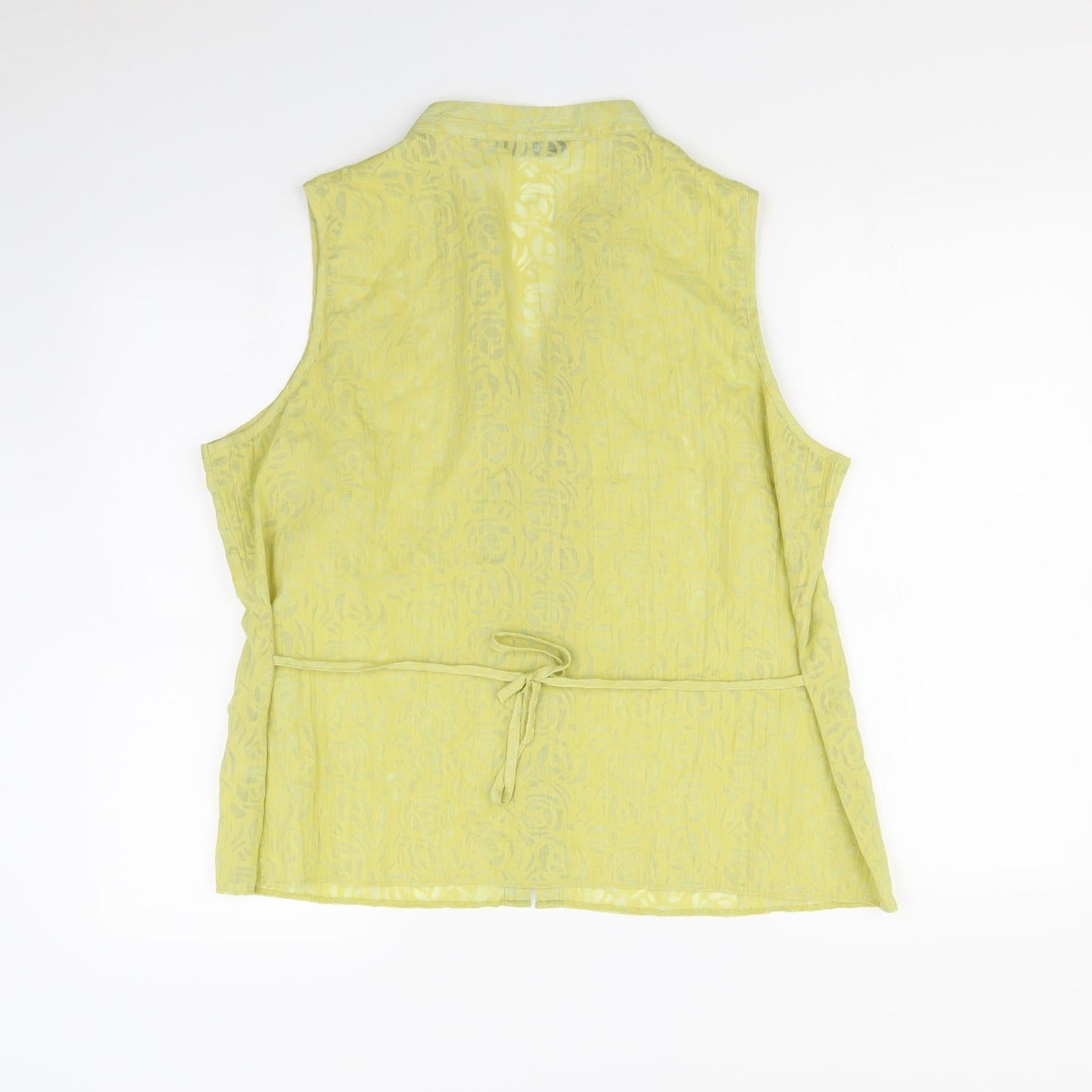 Womens UK Size 18 BM Green Basic Blouse