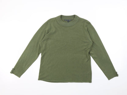 love knitwear Womens Green   Pullover Jumper Size 14