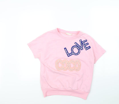 Emma & Ashley Womens Pink   Pullover Jumper Size S
