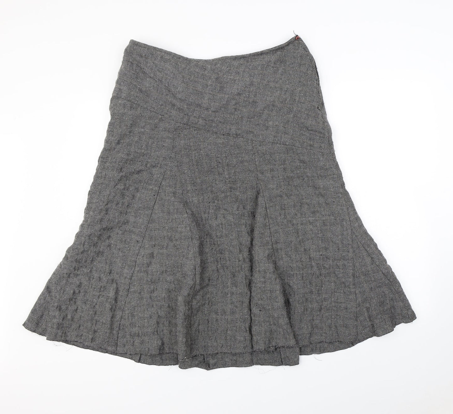 Per Una Womens Grey   Flare Skirt Size 14