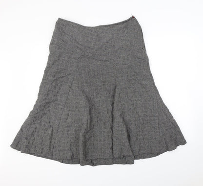 Per Una Womens Grey   Flare Skirt Size 14
