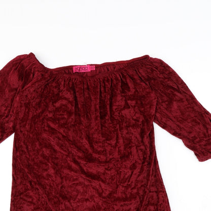 Boohoo Womens Red   Mini  Size 10