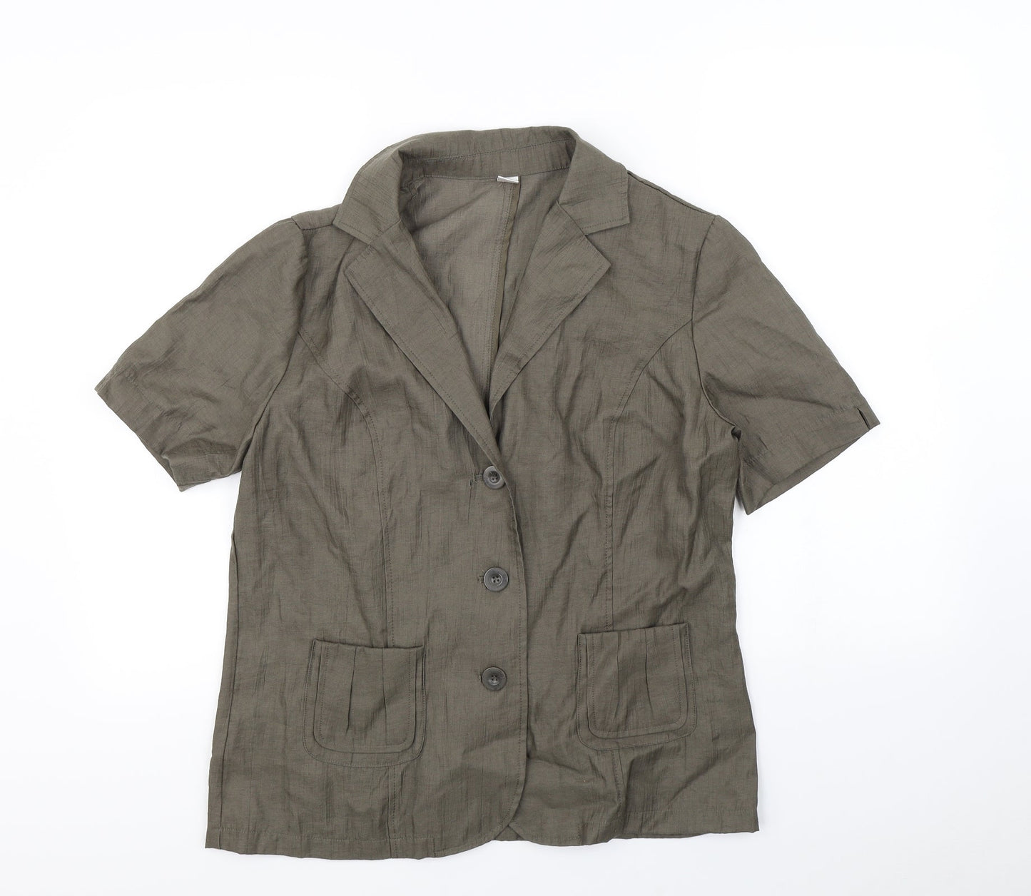 Womens UK Size 12 Preworn Green Jacket