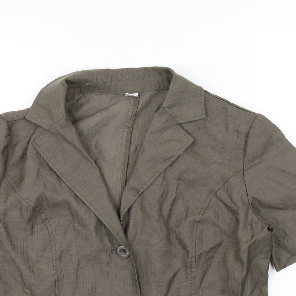 Womens UK Size 12 Preworn Green Jacket