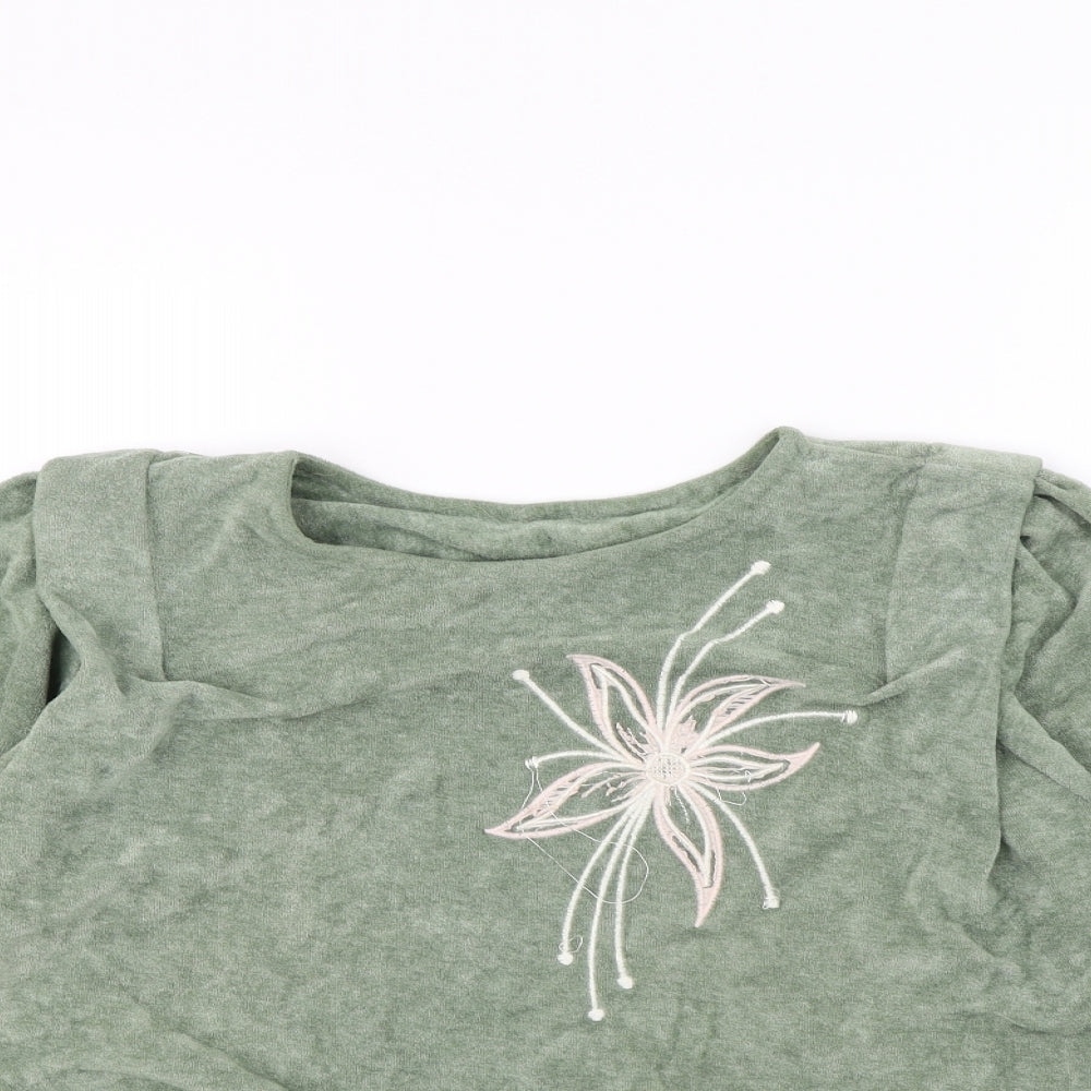 Apollo Womens Green   Pullover Jumper Size S