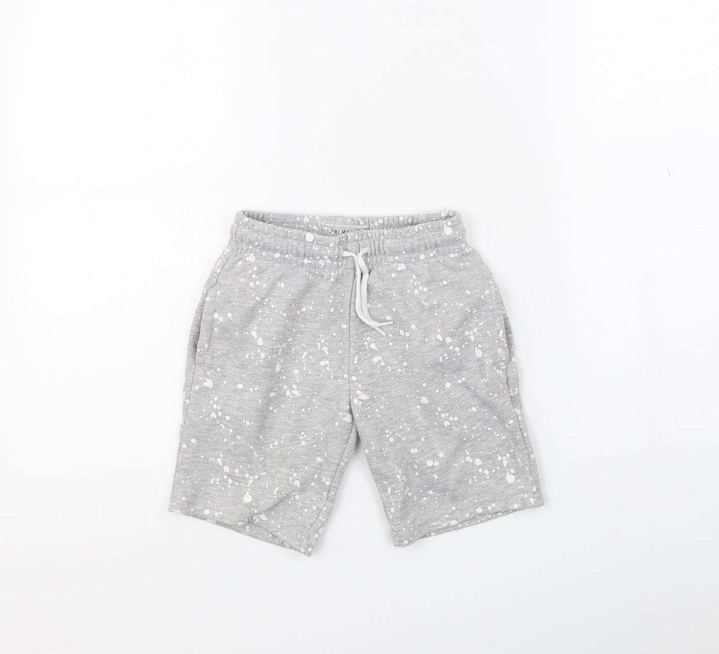 Primark Boys Grey Polka Dot  Sweat Shorts Size 6 Years