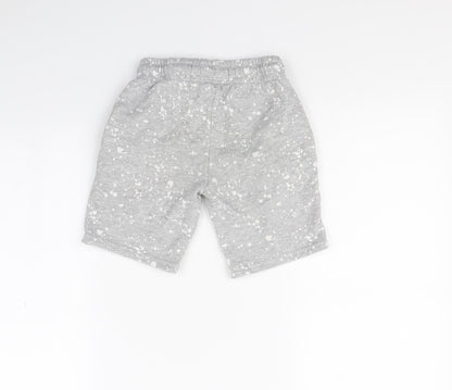 Primark Boys Grey Polka Dot  Sweat Shorts Size 6 Years
