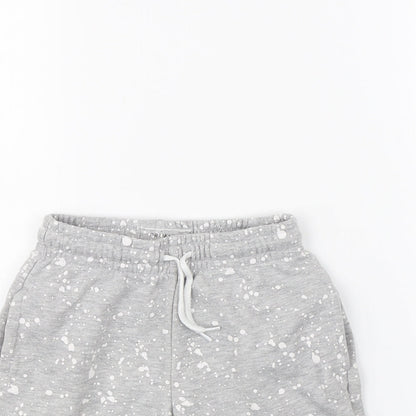 Primark Boys Grey Polka Dot  Sweat Shorts Size 6 Years