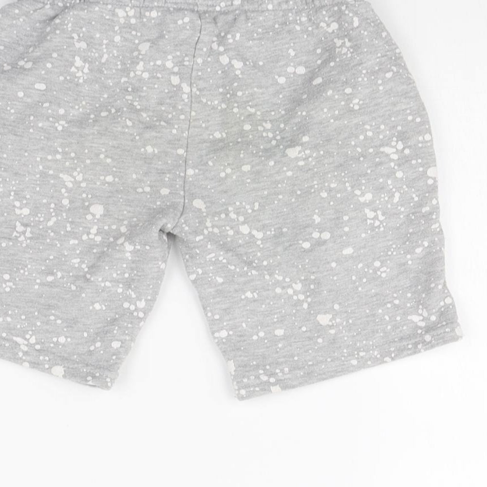 Primark Boys Grey Polka Dot  Sweat Shorts Size 6 Years