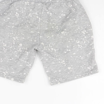 Primark Boys Grey Polka Dot  Sweat Shorts Size 6 Years