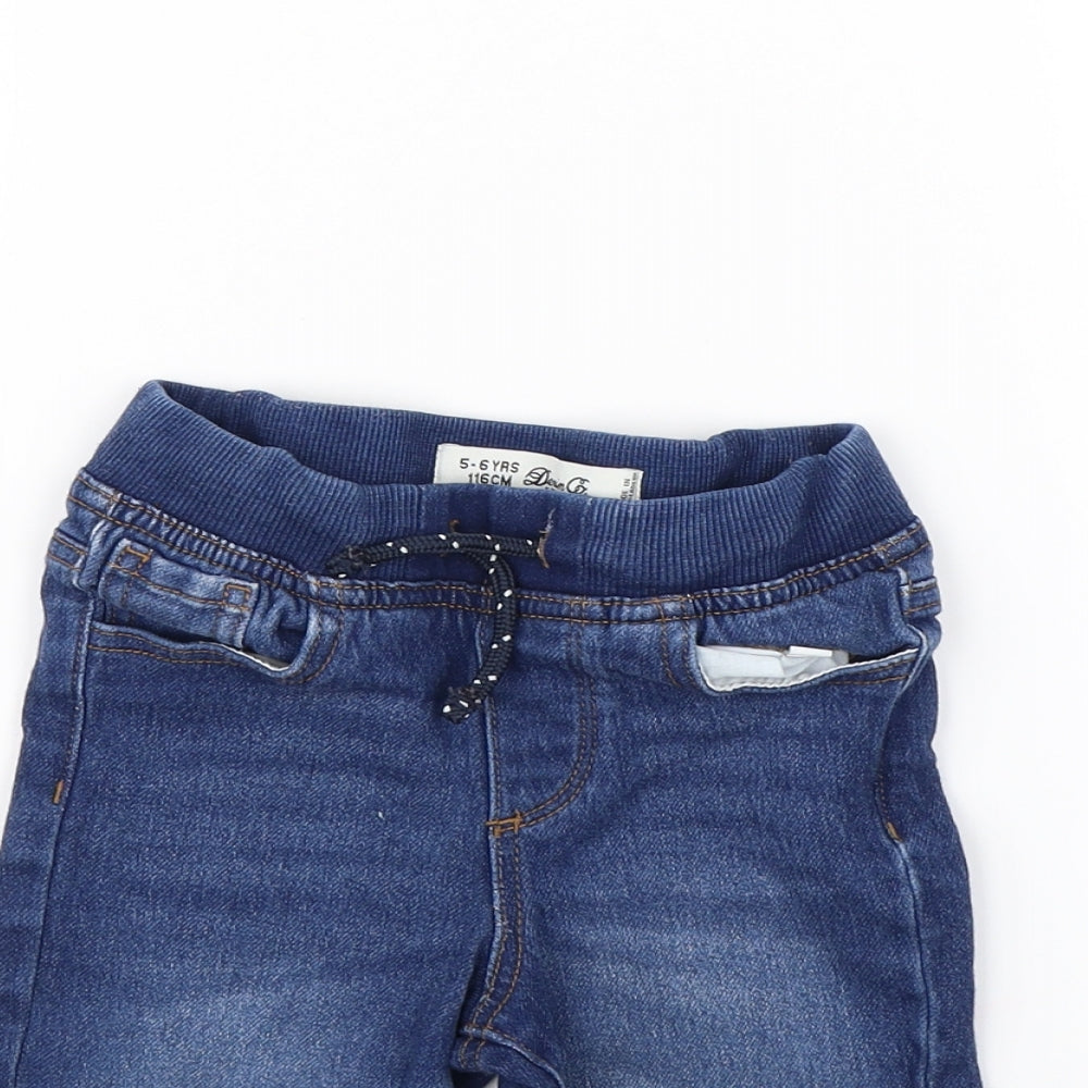 Denim & Co. Boys Blue   Cargo Shorts Size 5 Years