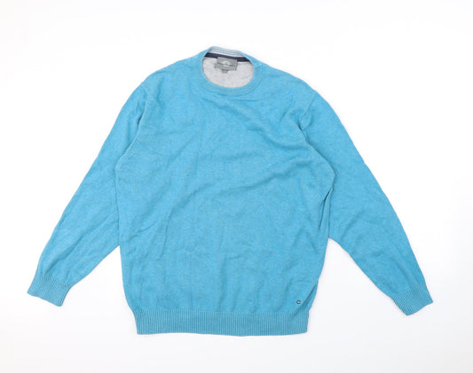 Peter Gribby Mens Blue   Pullover Jumper Size XL