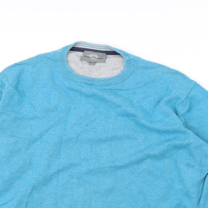 Peter Gribby Mens Blue   Pullover Jumper Size XL