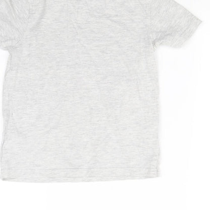 George Boys Grey   Basic T-Shirt Size 6 Years